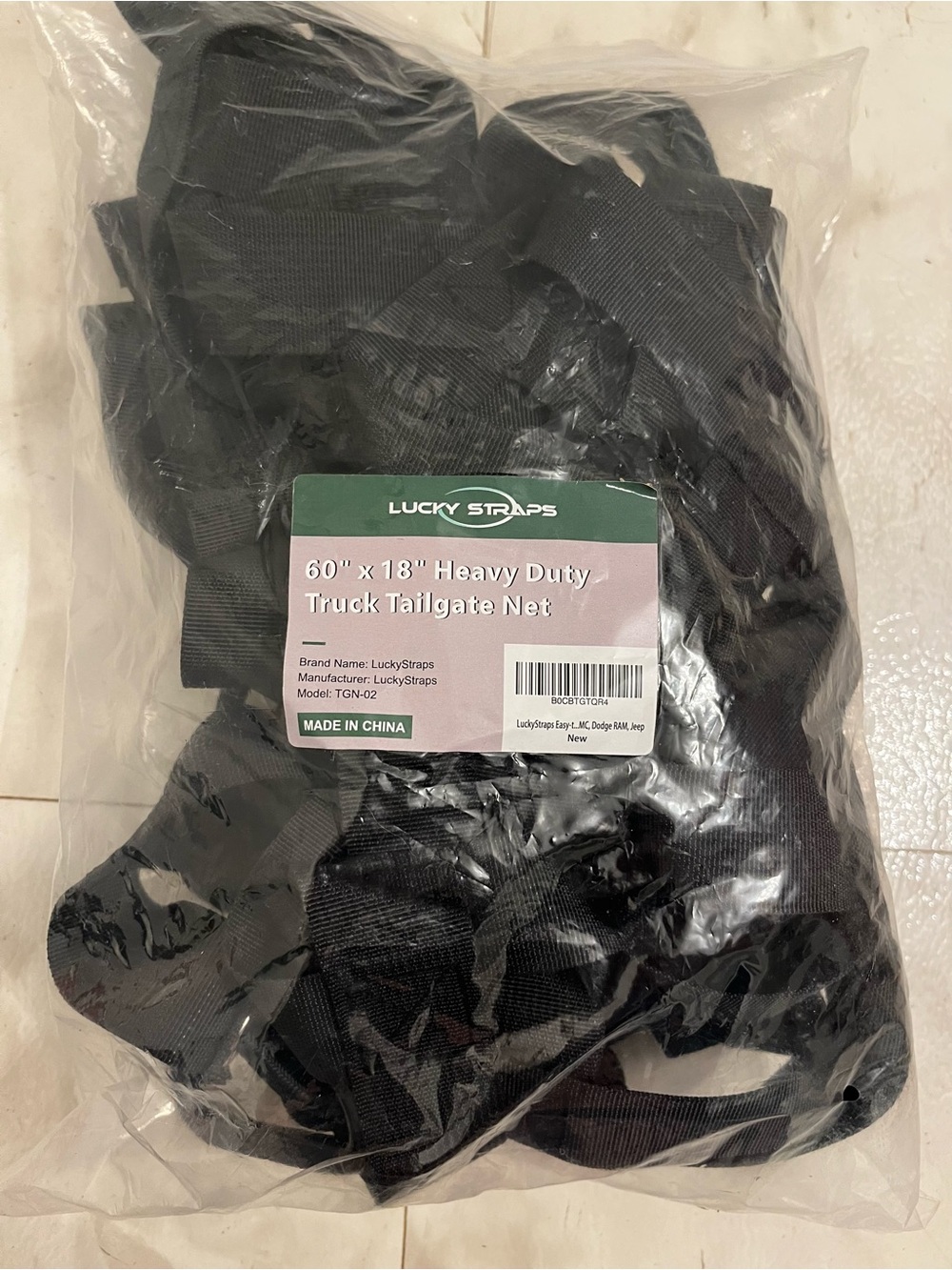Truck Tailgate Heavy Duty Net